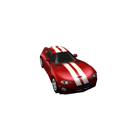 Lowpoly Sport Car RED